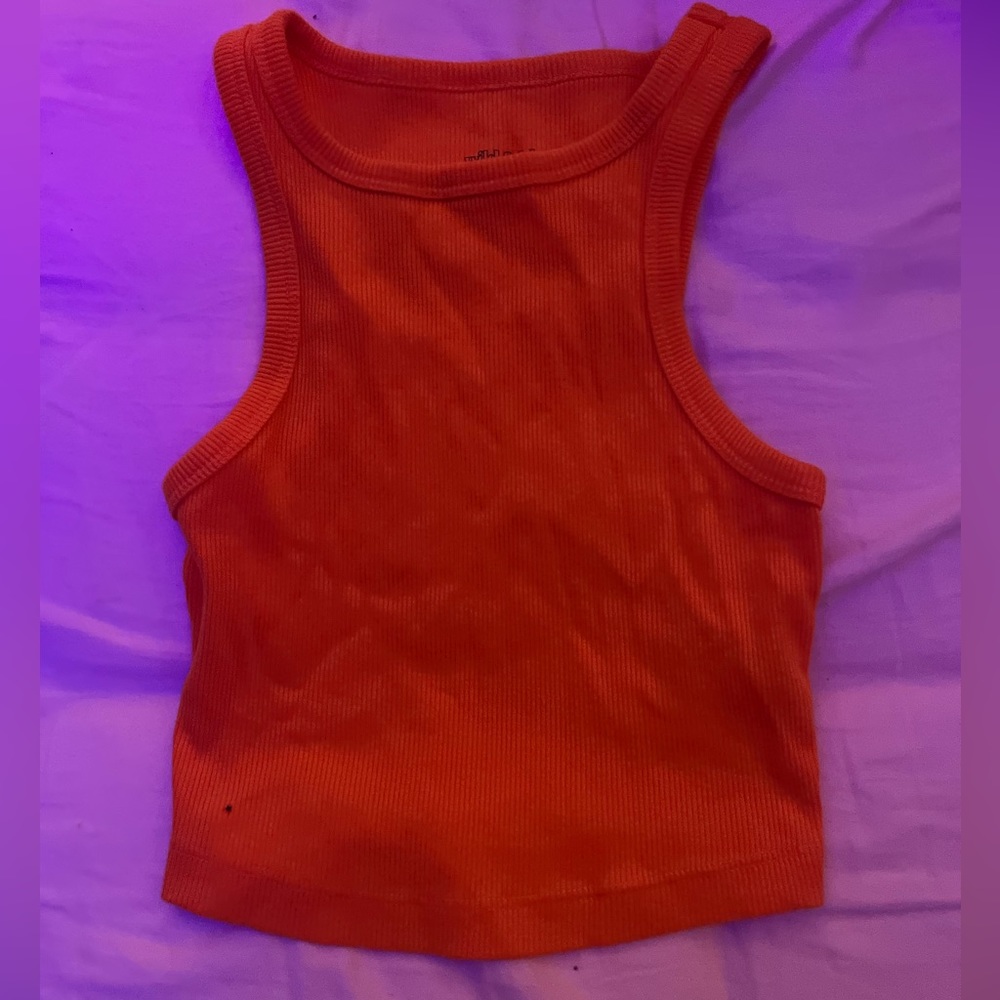 xxs orange tank top
